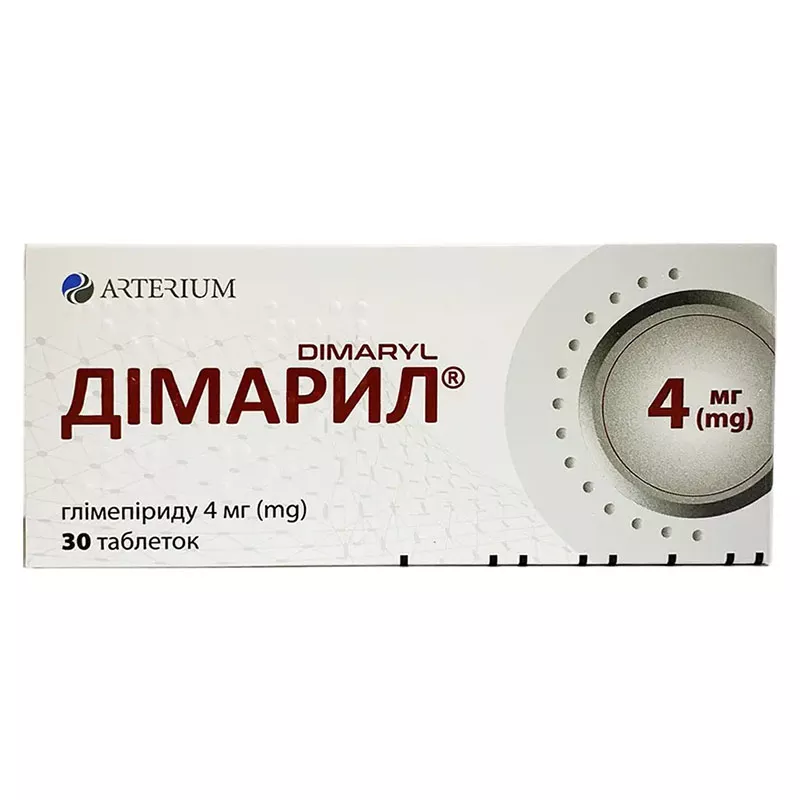 Димарил табл. 4мг №30