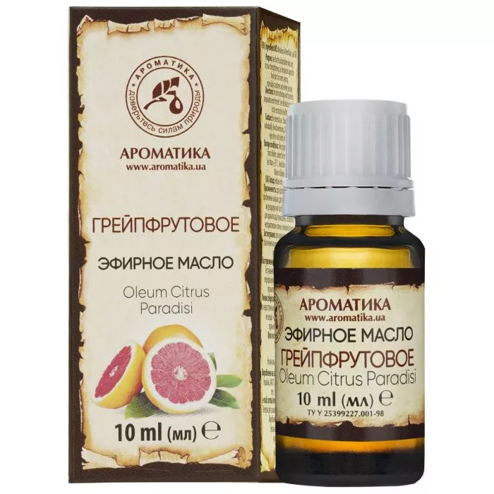 Масло Ароматика эфирное грейпфрутовое 10 мл