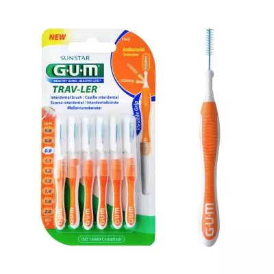 *Зубная щетка GUM TravLer межзубная 0,9 мм