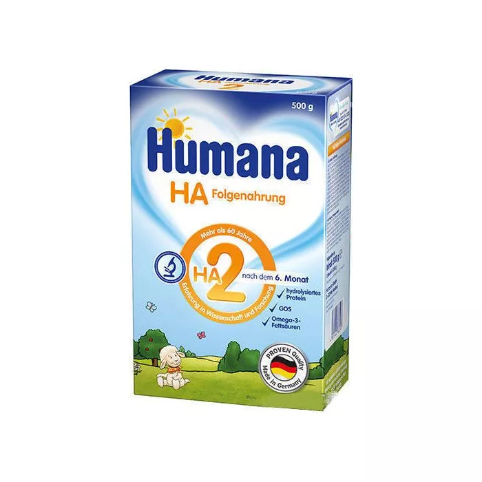 *Смесь Humana ГА 2 гипоалергенная + пребиотик 500 г