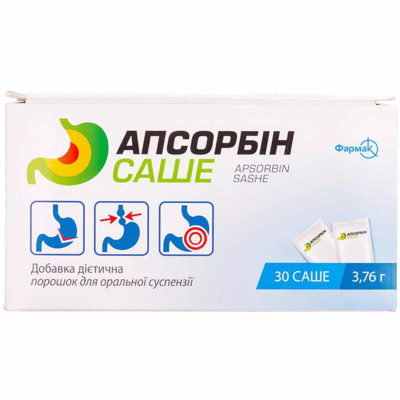 Апсорбин порошок по 3,76 г в саше 30 шт. - Фармак
