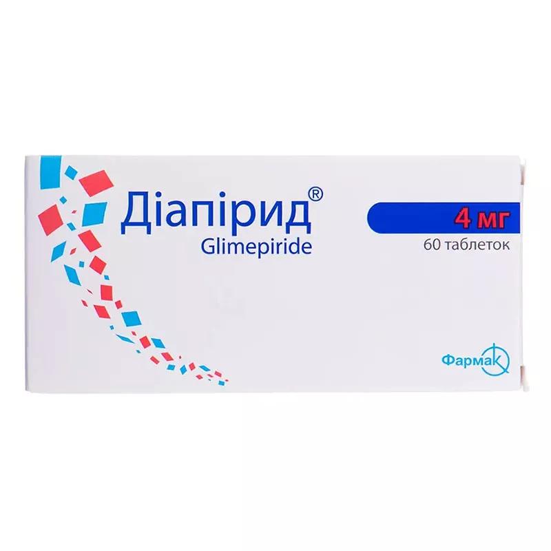 Диапирид таблетки по 4 мг 60 шт. (10х6)
