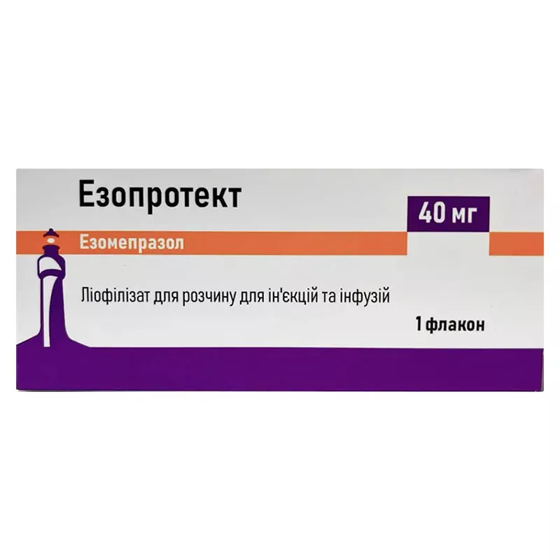 Эзопротект лиофилизат по 40 мг во флаконе 1 шт.