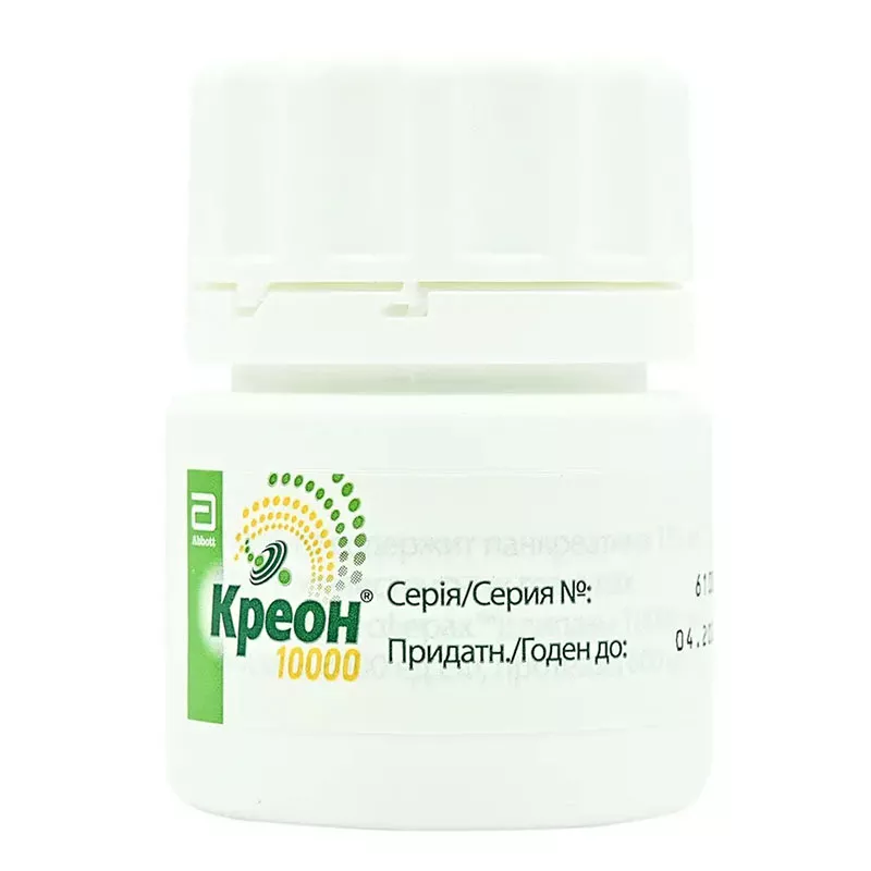Креон 10000 капсулы по 150 мг 50 шт. во флаконе 1 шт.