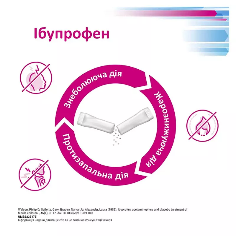 Бруфен гранулы по 600 мг в саше 30 шт.