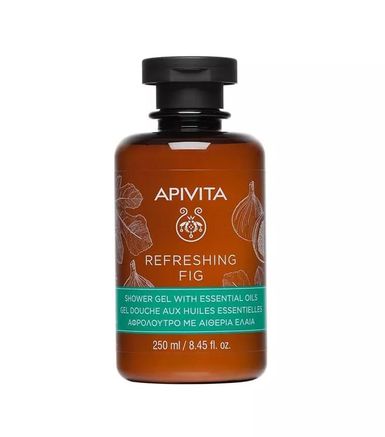 *Гель Apivita REFRESHING FIG для душа с эфирными маслами 250 мл