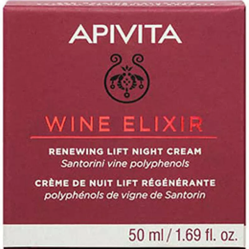 *Крем-лифтинг Apivita WINE ELIXIR Ночной для восстановления кожи лица 50 мл