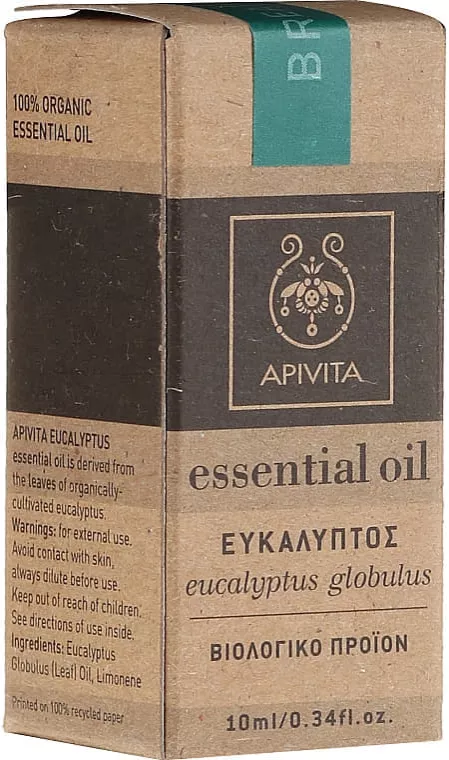 *Масло Apivita эфирное эвкалиптовое 10 мл