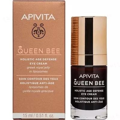 Крем Apivita QUEEN BEE для комплексной защиты от старения кожи вокруг глаз 15 мл