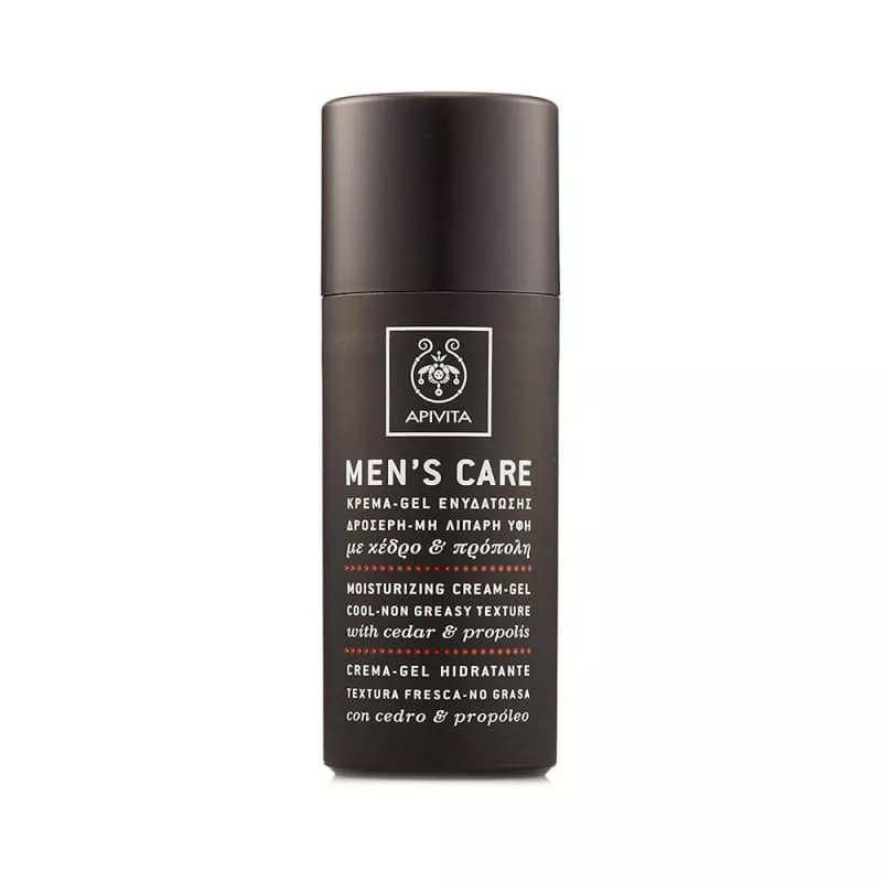*SP Apivita MEN'S CARE увлажняющий гель-крем с нежирной текстурой с кедром и прополисом 50мл