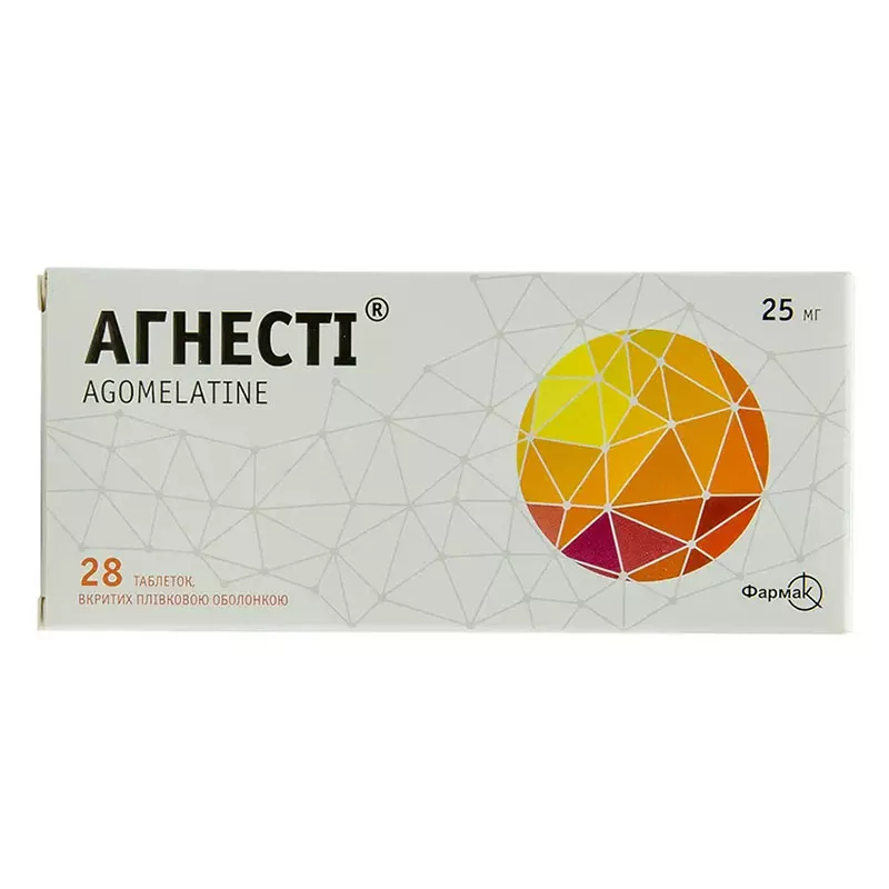 Агнести таблетки по 25 мг 28 шт.