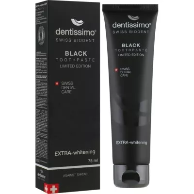 Зубная паста Dentissimo Extra Whitening Black 75 мл