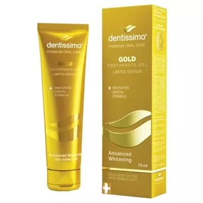 Зубная паста Dentissimo Advanced Whitening Gold 75 мл