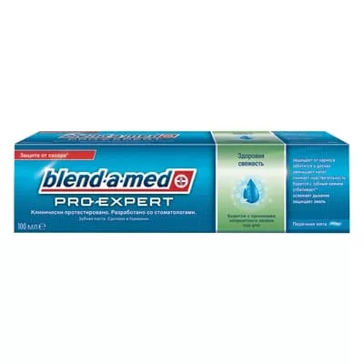 *Зубная паста BLEND A MED PRO EXPERT Здоровая свежесть Перечная мята 100 мл