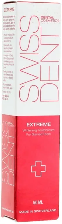 *Зубная паста Swissdent Extreme отбеливающая 100 мл