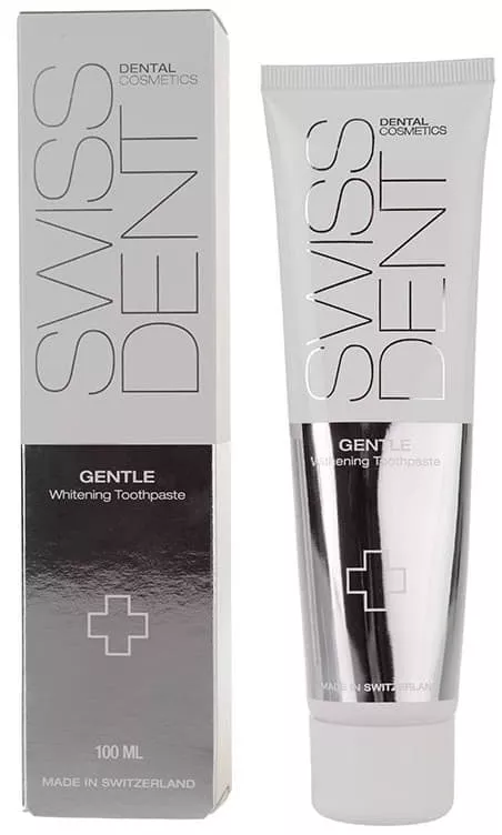 *Зубная паста Swissdent NANOWHITENING отбеливающая для чувствительных зубов и десен 100 мл