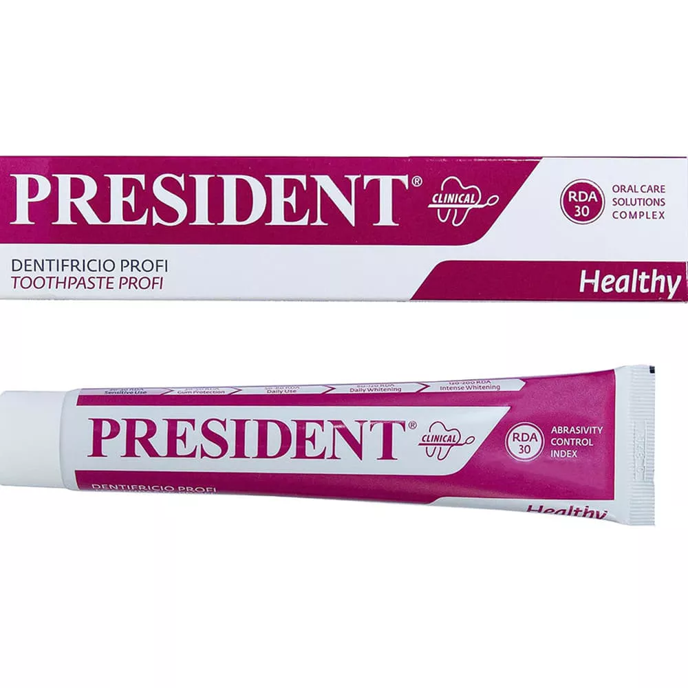 *Зубная паста PRESIDENT Clinical  Антибактериальная 75 мл