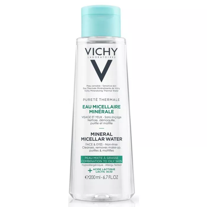 *Вода Vichy Пюрте Термаль мицелярная для жирной и комбинир кожи лица и глаз 200 мл