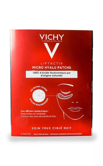*Патчи Vichy Лифтактив ночное средство с гиалуроновой кислотой уход за кожей вокруг глаз 2 шт