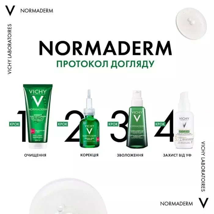 Флюид Vichy Нормадерм Фитосолюшн двойного действия для жирной и проблемной кожи 50 мл