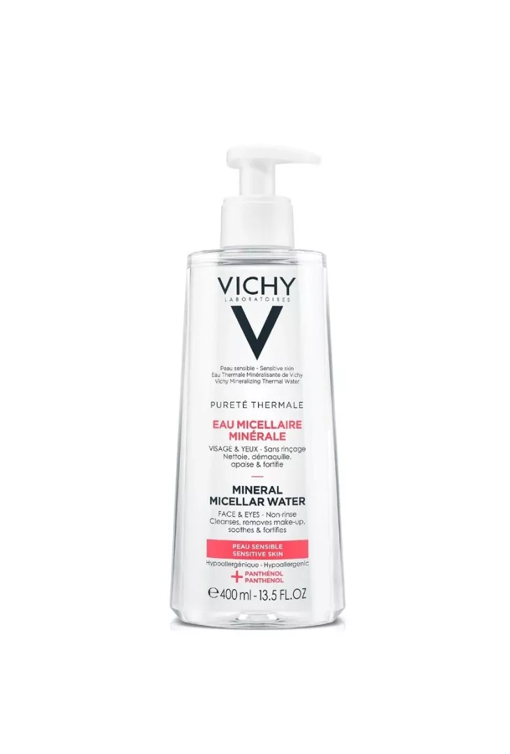 *Раствор Vichy Мицелярный Пюрте Термаль для снятия макияжа  чувствительной кожи 400 мл
