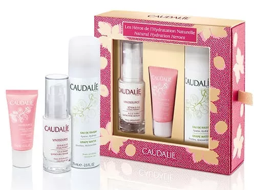 *Набор Caudalie2606 Vinosource Serum Set Natural Hydration Heroes