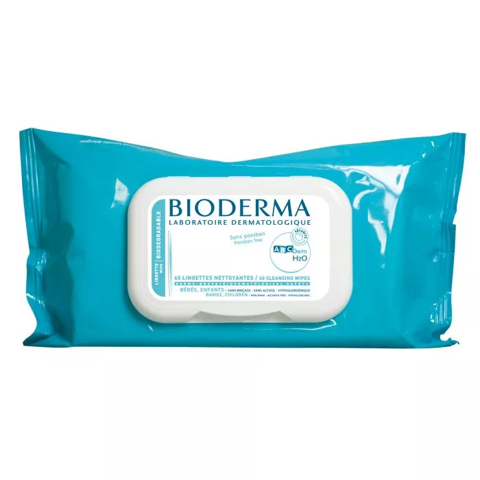 *Салфетки Bioderma 028814B АВСDerm Н2О №60
