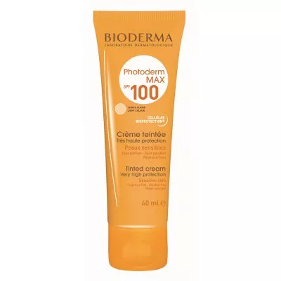 *Крем Bioderma 028552С Фотодерм МАХ тональный светлый SPF-100 40 мл