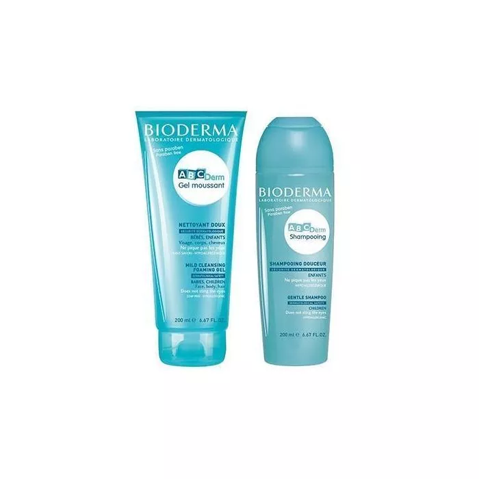 *Набор Bioderma ABCDerm Гель 200мл + ABCDerm Шампунь 200мл