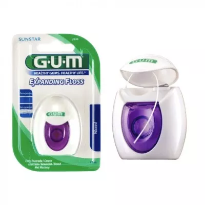 *Зубная нить GUM Expanding Floss с эф-том расширения 30 м