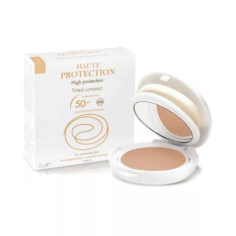 *Я PF 70153 Авен Крем-пудра солнцезащ. SPF50 для чувств.кожи 10 гр персиковая