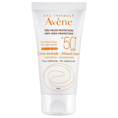 Крем Авен минеральный солнцезащитный SPF 50+ 50 мл