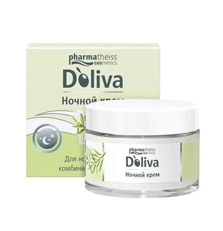 *Крем Doliva (Olivenol) с керамидами Ночной для лица 50 мл