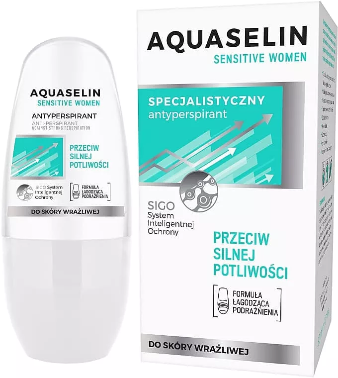 *АА 19468 Aquaselin Intensive Антиперспирант от повышенной потливости для женщин  50 мл