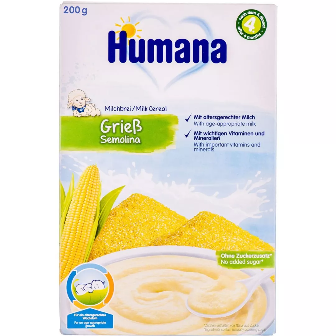 *Каша Humana молочная Кукурузная 200г (775610)