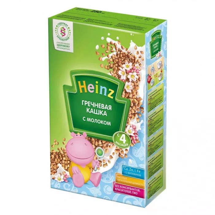 *Каша Хайнц Гречневая с молоком 250 г