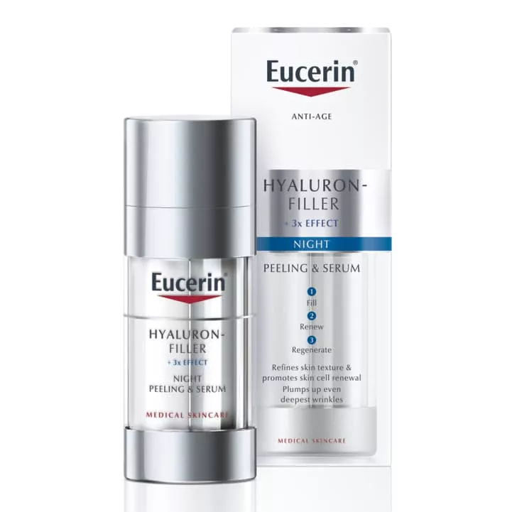 *Сыворотка Eucerin 89774 Гиалурон-Филлер ночной пилинг и наполнение 30 мл