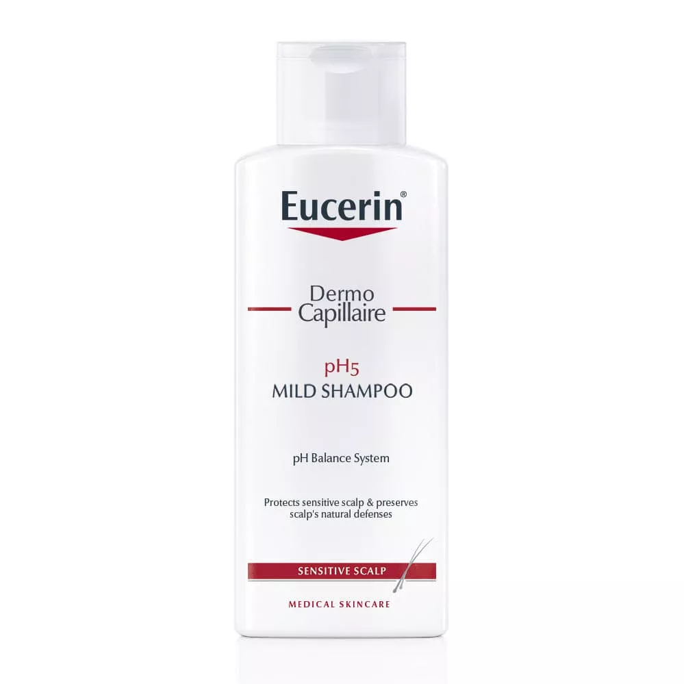 Шампунь Eucerin 69653 Дермокапилляр для волос универсальный для чувствительной кожи головы 250 мл
