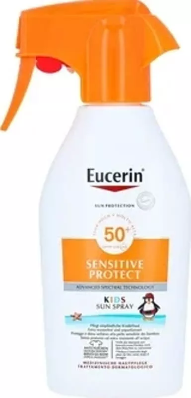 *Спрей Eucerin 83519 Солнцезащитный для детей SPF50+ 300 мл