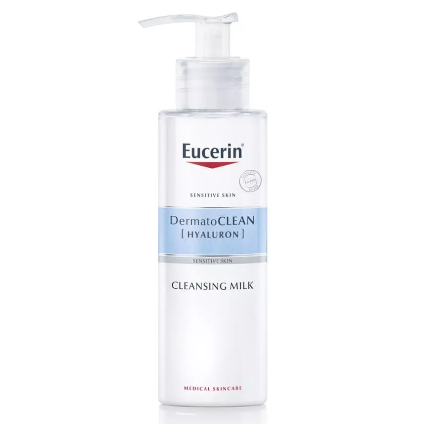 *Молочко Eucerin 63991 ДерматоКлин Гиалурон для чувствительной сухой кожи 200 мл