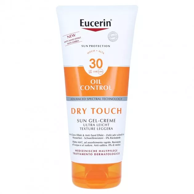 Крем-гель Eucerin 83556 Оил Контрол Солнцезащитный ультралегк. с мат. эфф. SPF30+ 200мл