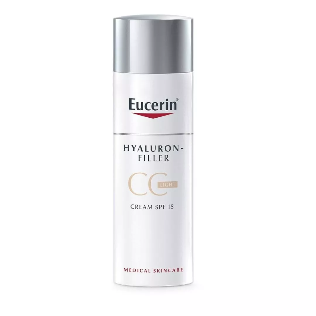 *Крем Гиалурон-Филлер Eucerin 87921 CC против морщин с моментальн коррекцией кожи лица светлый 50мл