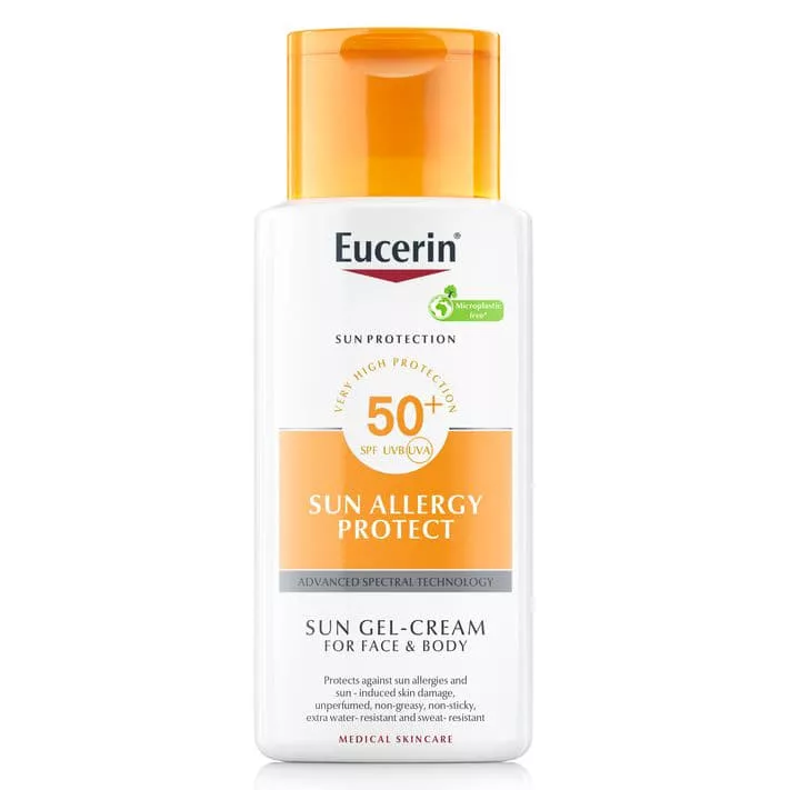 Крем-гель Eucerin 63944 Аллерджи Протект Солнцезащитный для лица и тела SPF50 150мл