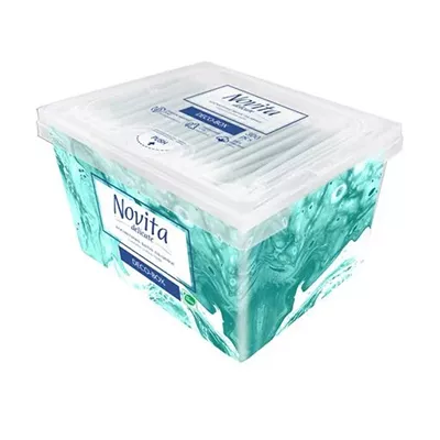*Ватные палочки Novita Delicate Deco-box в квадр коробке №300