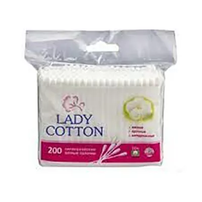 Ватные палочки Lady Cotton п/э №200