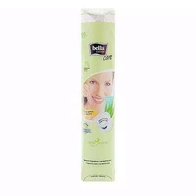 *Ватные диски Bella Cotton Care с экстрактом алое №100