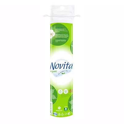 *Ватные диски Novita Organic №120