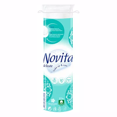 *Ватные диски Novita Delicate №80
