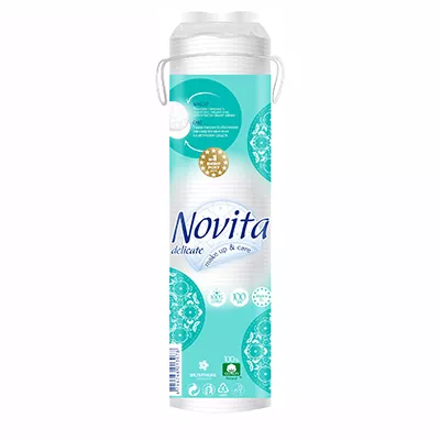 Ватные диски Novita Delicate косметические №100