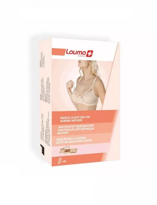 *Бюстгальтер 108 эластич. для кормящих мам р.90C (Lauma)